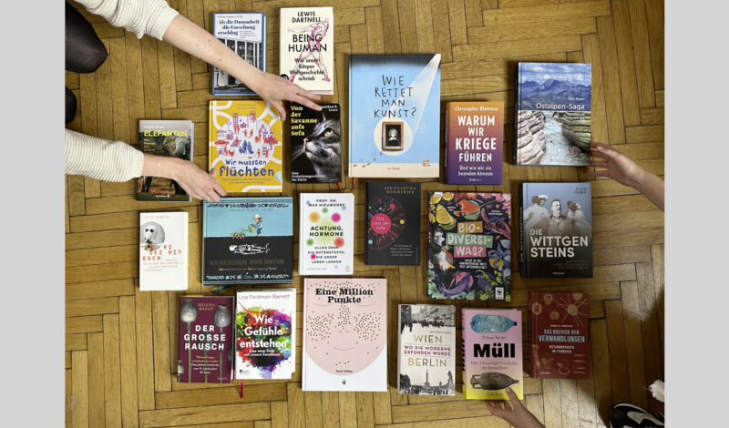 Foto aller Bücher aus der Shortlist 2024